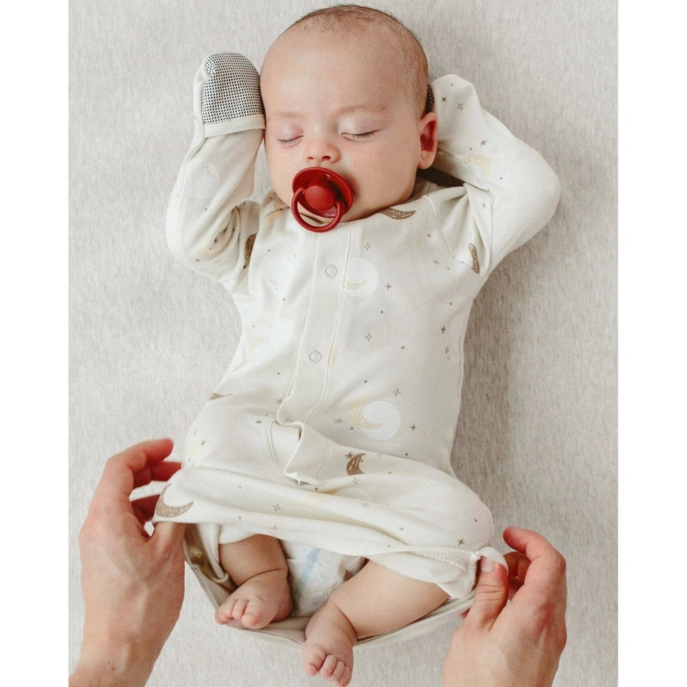 Goumi Kids NB Luna Gown Organic Cotton Bamboo Blend Newborn Sleep Sack‎